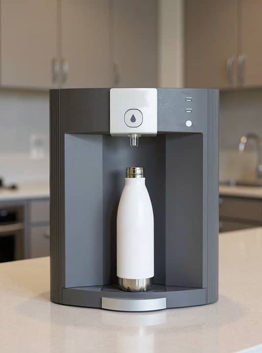 fast chilling water dispenser
